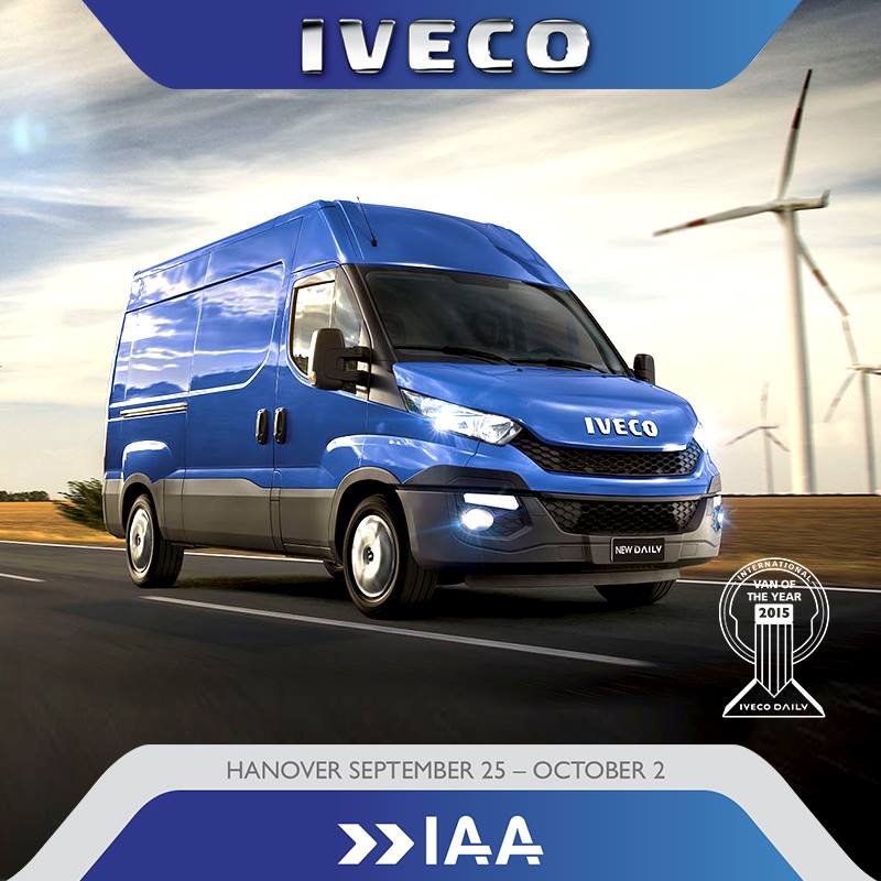 VAN OF THE YEAR 2015 AWARD. IVECO DAILY 